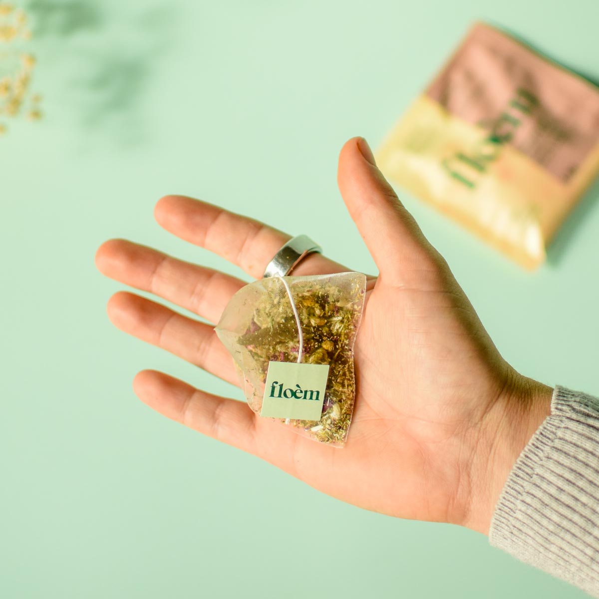 Herbal tea in individual sachets - Rose & Chamomile