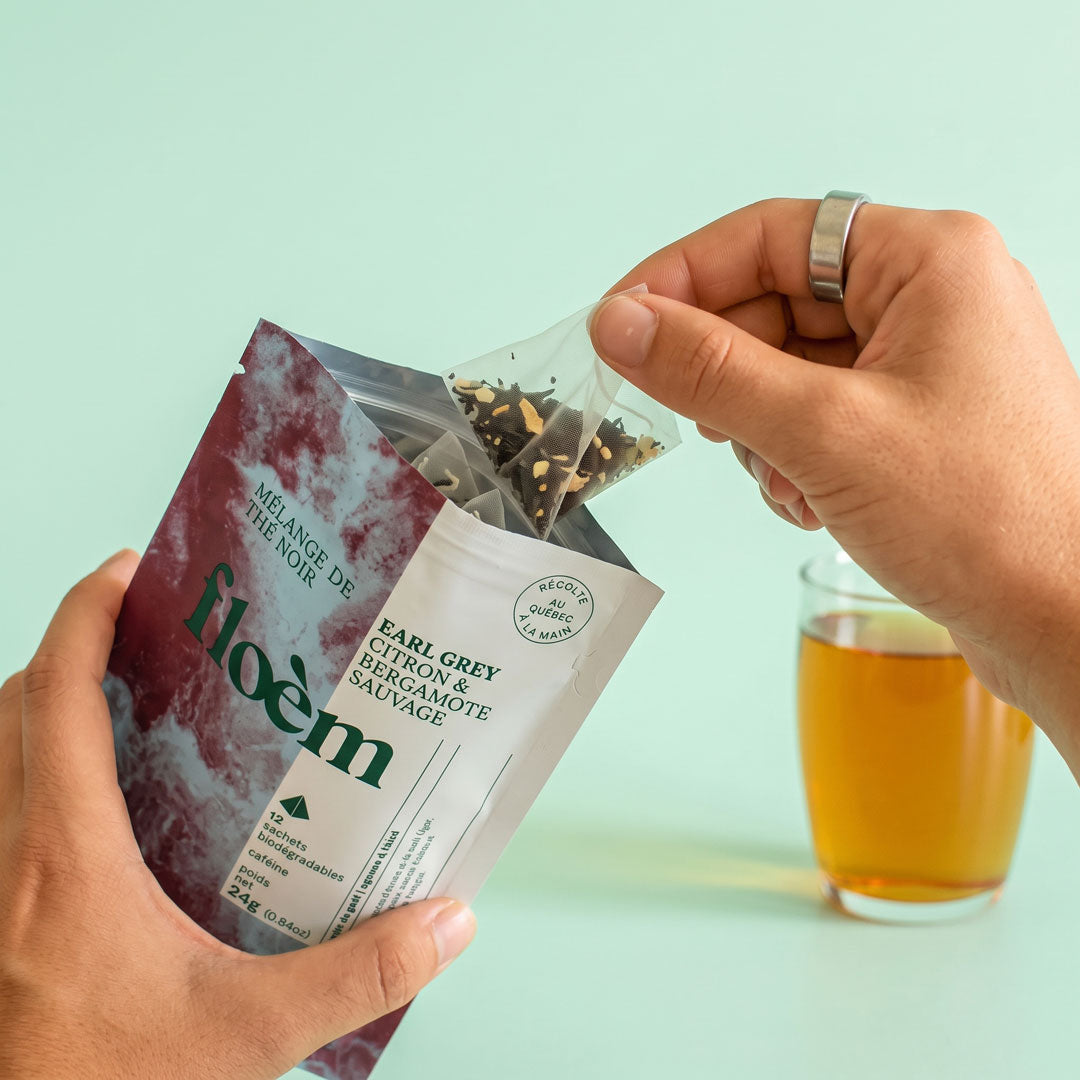Thé en sachet - Thé noir Earl Grey, Citron & Bergamote sauvage