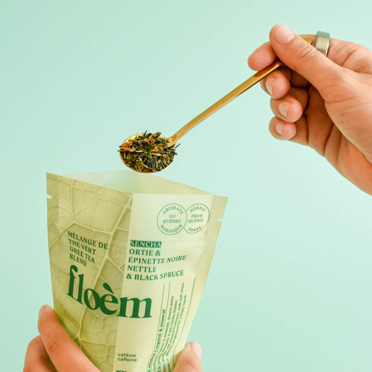 Loose Leaf Tea – Sencha Green Tea, Nettle & Black Spruce