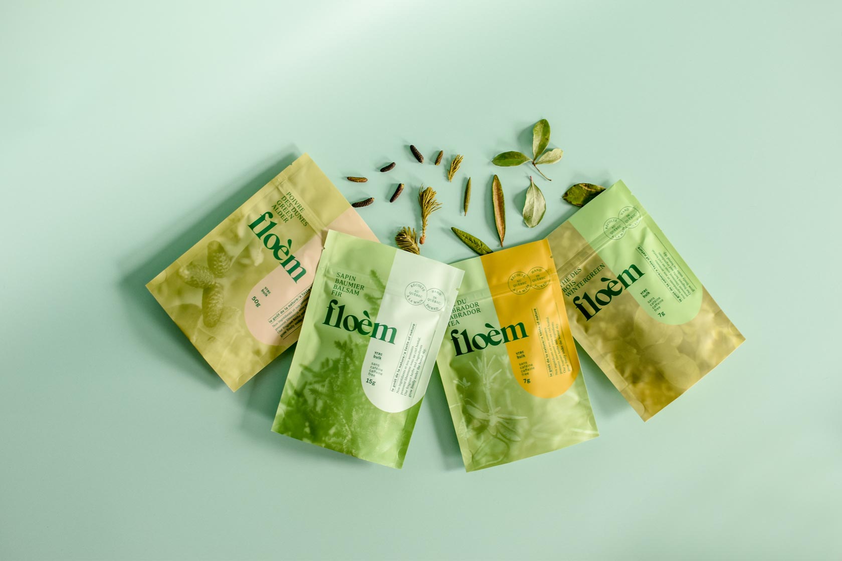 Assortiment d'ingrédients du Québec