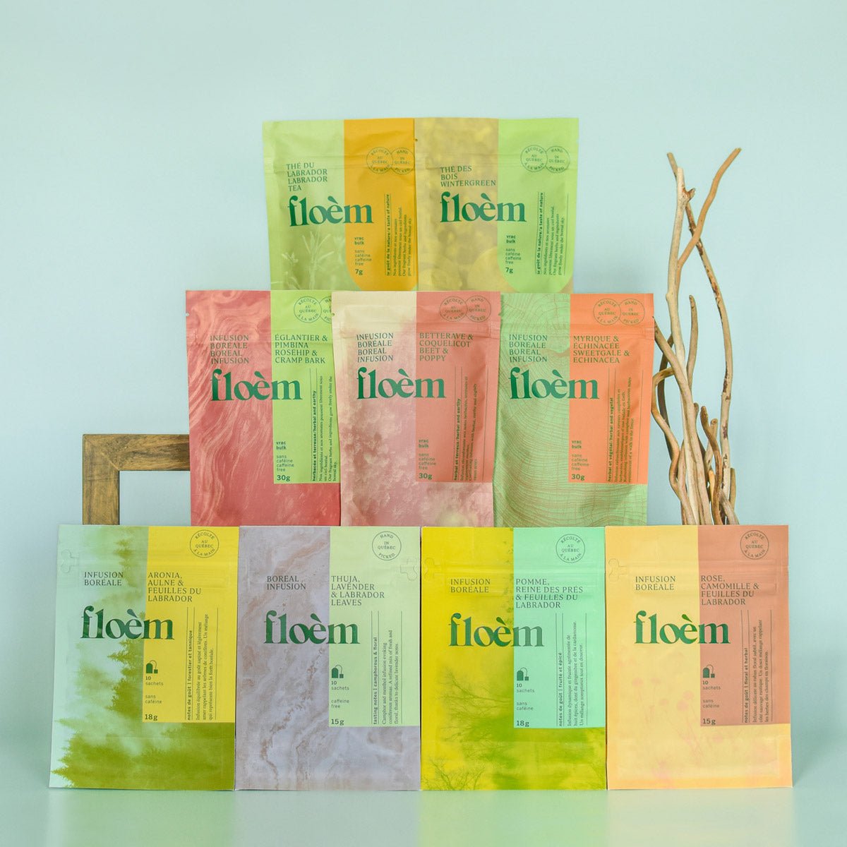 Ensemble de tisane - Ensemble complet, pack de variétés - Hide - Floèm