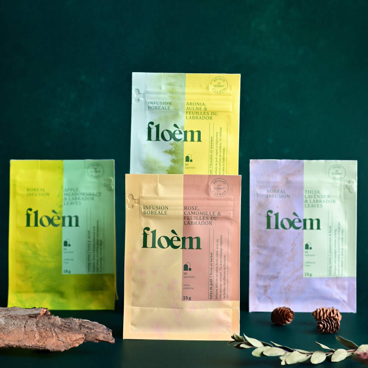Ensemble de tisane - Ensemble complet, pack de variétés - Hide - Floèm