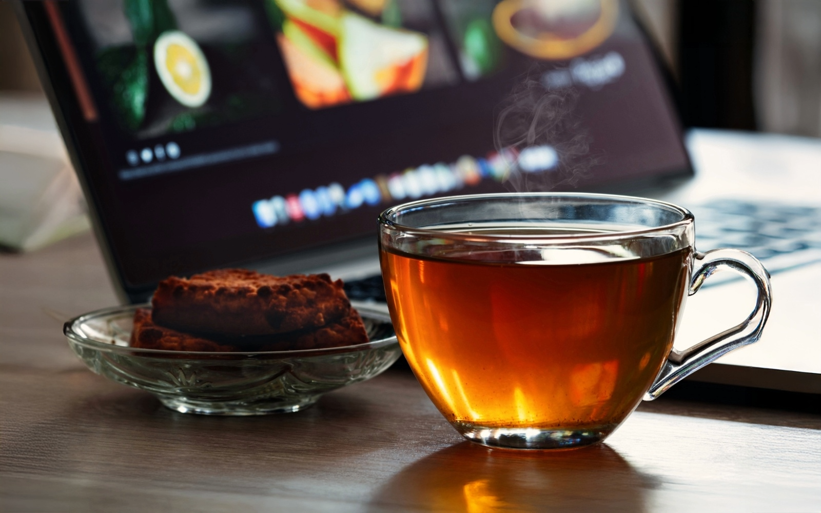 tisane sur un bureau