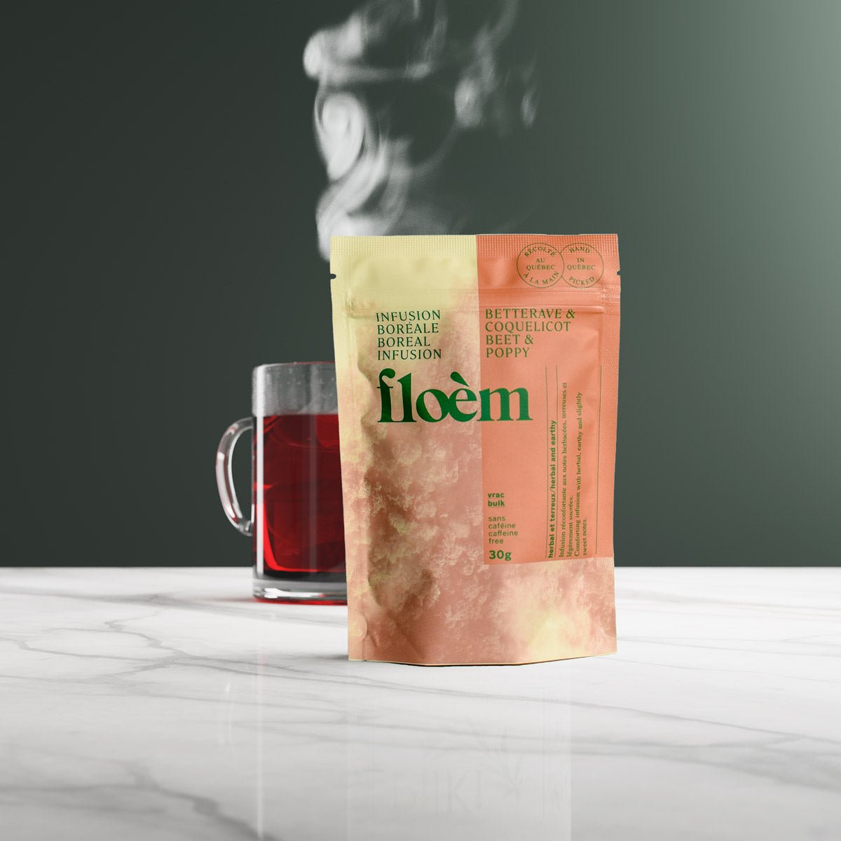 Thé & tisane couleur rouge - Floèm