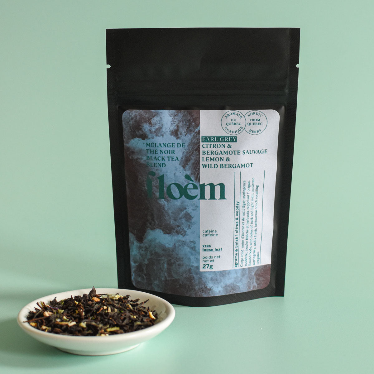 Loose Leaf Tea - Earl Grey Black Tea, Lemon & Wild Bergamot