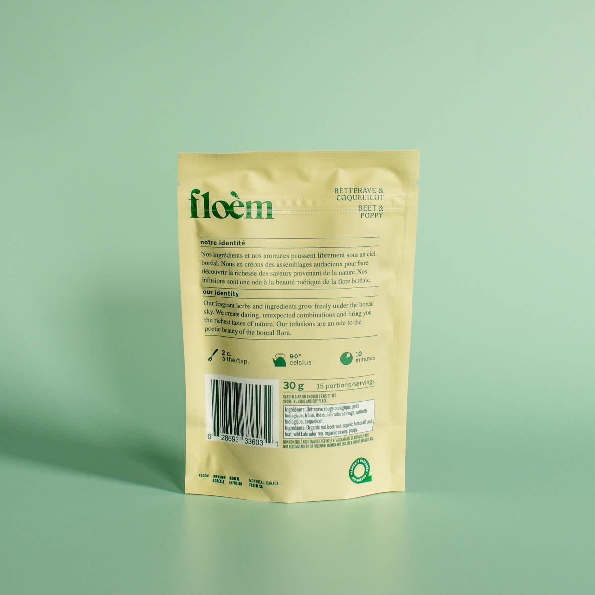 Tisane en vrac - Betterave & coquelicot - Tisane - Floèm